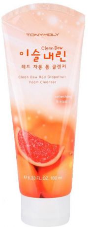 TonyMoly Пенка для умывания с экстрактом грейпфрута Clean Dew Red Grape Fruit Foam Cleanser, 180 мл