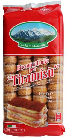 I Dolci Di Montagna Савоярди печенье сахарное для тирамису, 400 г