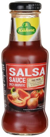 Kuhne Spicy Sauce Salsa соус томатный сальса, 250 г