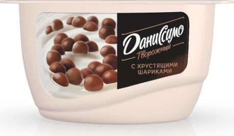 Даниссимо Продукт творожный Хрустящие шарики 7,2%, 130 г