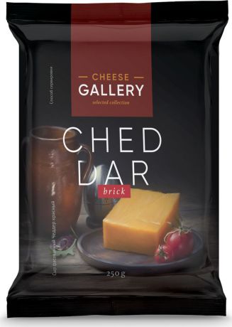 Cheese Gallery Сыр Чеддер красный, 45%, 250 г
