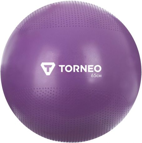 Мяч гимнастический "Torneo", цвет: фиолетовый, диаметр 65 см