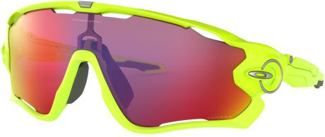 Велосипедные очки Oakley "Jawbreaker Retina", цвет: зеленый, розовый