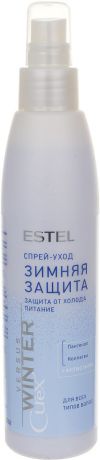 Estel Curex Versus Winter Спрей-уход "Защита и питание для волос" с антистатическим эффектом, 200 мл