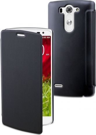 Чехол для сотового телефона Muvit Easy Folio Case для LG G3 S, MUEAF0149, черный