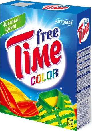 Стиральный порошок Free Time Color, автомат, 349-5, 350 г