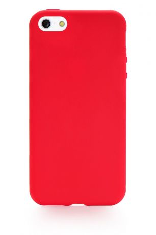 Чехол для сотового телефона Gurdini Soft Lux 903751 для Apple iPhone 5/5S/SE, красный