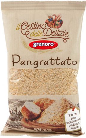 Пшеничная мука GranOro Сухари панировочные Панграттато, 250 г