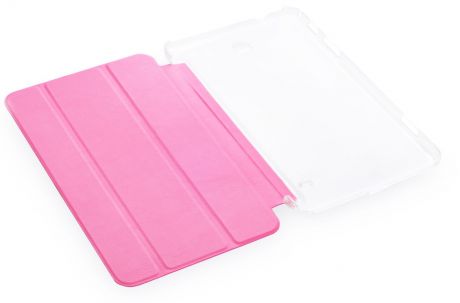 Чехол для планшета Gurdini книжка для Samsung Galaxy Tab 4 8.0", розовый