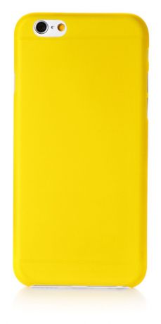 Чехол для сотового телефона iNeez накладка пластик 0.2 mm 580006 для Apple iPhone 6/6S 4.7", желтый