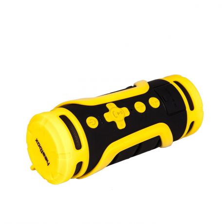 Беспроводная колонка Портативная противоударная влагозащищённая Bluetooth-колонка Heatbox - TRAVELER, черный, желтый