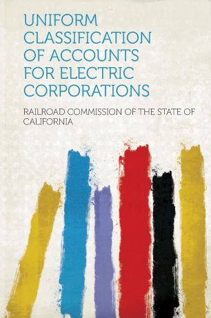 Uniform Classification of Accounts for Electric Corporations