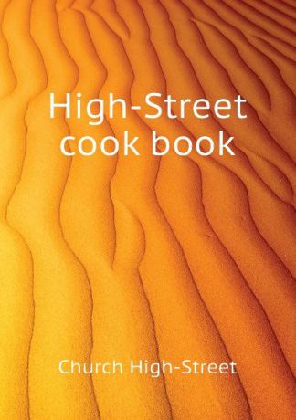 Church High-Street High-Street cook book