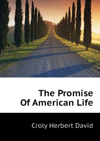 Croly Herbert David The Promise Of American Life