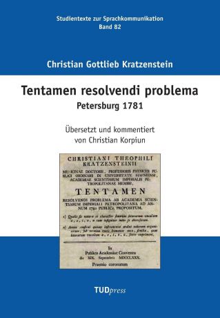 Christian Gottlieb Kratzenstein Tentamen resolvendi problema