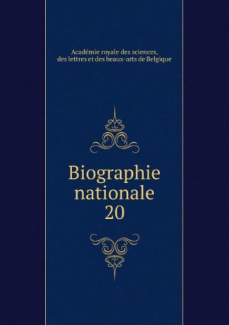 Biographie nationale