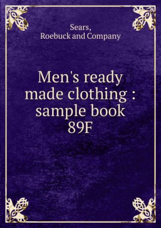 Roebuckmpany Sears Men.s ready made clothing