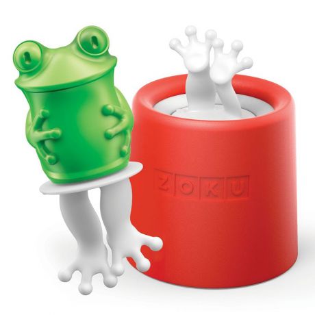 Ложка Zoku Форма для мороженого - Frog, красный