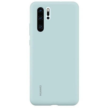 Чехол для сотового телефона Silicone Case Накладка Silicon Case Huawei P30 Pro Light Blue, голубой