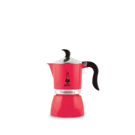 Кофеварка гейзерная Bialetti Fiametta Colors, на 3 чашки, красный 5342