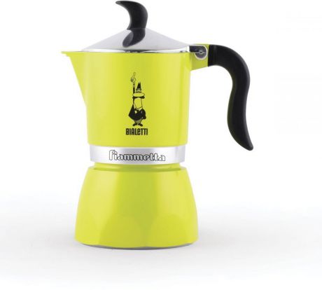 Кофеварка гейзерная Bialetti Fiametta Colors, на 3 чашки, зеленый 4792