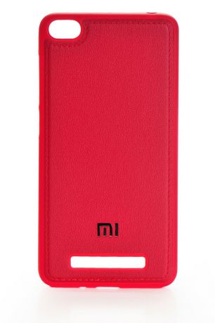Чехол для сотового телефона Gurdini Premium накладка силикон под кожу для Xiaomi Redmi 4A, красный