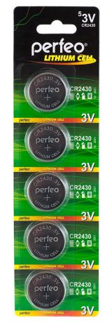 Батарейка Perfeo PF CR2430/5BL