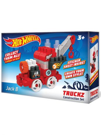 Машинка-игрушка Hot Wheels Машинка конструктор серия truckz Jack 8