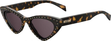 Очки солнцезащитные женские Moschino, MOS-20079908652K2, лиловый, коричневый