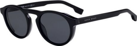 Очки солнцезащитные мужские Hugo Boss, HUB-20086408A50IR, серый, коричневый