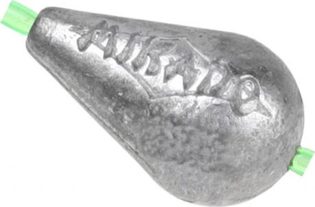 Грузило Mikado Оливка, скользящее, с PVC кембриком, omc_01100_14-000-00, серебристый, 14 г, 2 шт