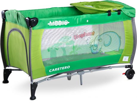 Манеж-кроватка CARETERO TERO-3836 зеленый