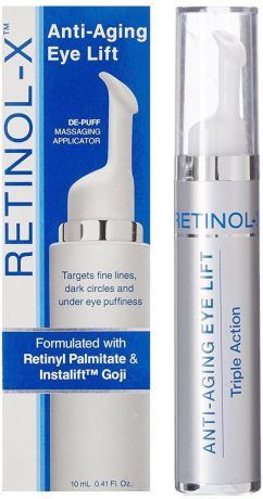 Интенсивный антивозрастной лифтинг крем для кожи вокруг глаз Retinol, с комплексом Instalift GOJI и гиалуроновой кислотой, 10 мл