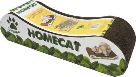 Когтеточка для котят HomeCat Мятная волна Mini, 12 х 9 х 8 см