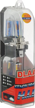 Лампа автомобильная "Skyway", галогенная, цоколь H4, 100/90Вт, 12 В, 2 шт