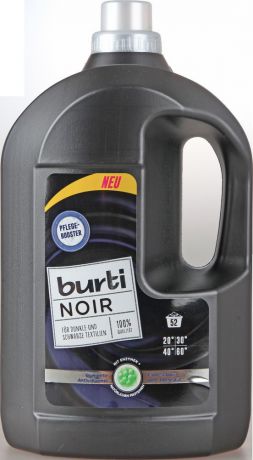 Жидкое средство для стирки Burti Noir для черного и темного белья, джинсовой одежды, 122636, 2,86 л