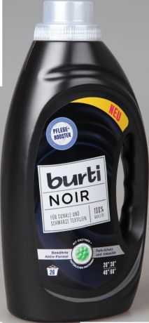 Жидкое средство для стирки Burti Noir для черного и темного белья, джинсовой одежды, 122551, 1,45 л