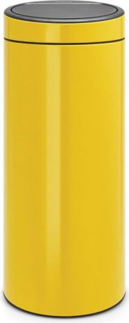 Бак мусорный Brabantia "Touch Bin New", цвет: желтая маргаритка, 30 л. 115240