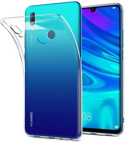 Чехол для сотового телефона GOSSO CASES для Huawei Y7 (2019) ClearView, прозрачный