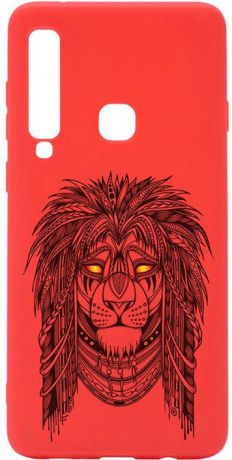 Чехол для сотового телефона GOSSO CASES для Samsung Galaxy A9 Soft Touch Art Grand Leo Red, красный