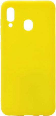 Чехол для сотового телефона GOSSO CASES для Samsung Galaxy A30 Soft Touch Yellow, желтый