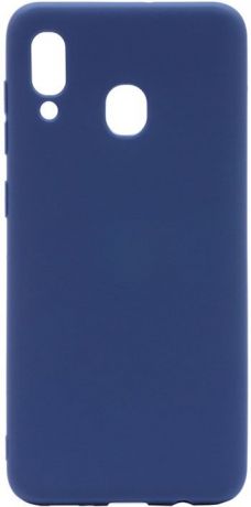 Чехол для сотового телефона GOSSO CASES для Samsung Galaxy A30 Soft Touch Dark Blue, темно-синий