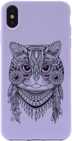 Чехол для сотового телефона GOSSO CASES для Apple iPhone XS Max Lilac, сиреневый