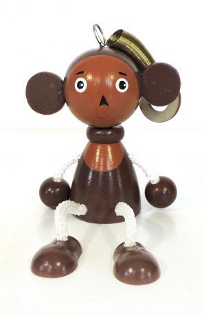 Игрушка детская Taowa Подвеска на пружине, коричневый