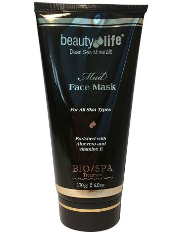 Маска косметическая Beauty Life Грязевая маска для лица, 170 мл