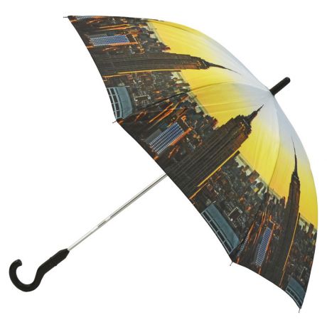 Зонт Ame Yoke Umbrella (Japan) L-58-2, желтый, коричневый, золотой