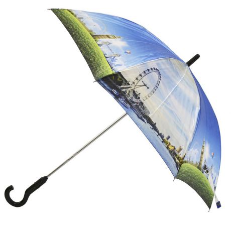 Зонт Ame Yoke Umbrella (Japan) L-58-1, голубой, зеленый