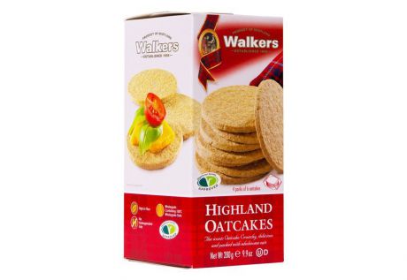 Печенье Walkers - шотландское сухое овсяное Highland., Овсяный, 280 г