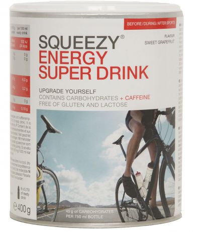 Изотоник SQUEEZY ENERGY SUPER DRINK, 400