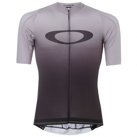 Веломайка мужская Oakley Aero Jersey, 434359-02E_Blackout, черный, размер S (46)